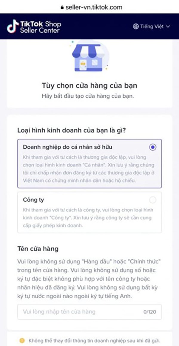  1 CMND đăng ký được mấy tài khoản Tiktok shop ? 