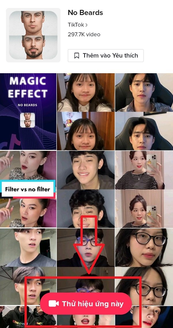 cách lấy filter trên tiktok 