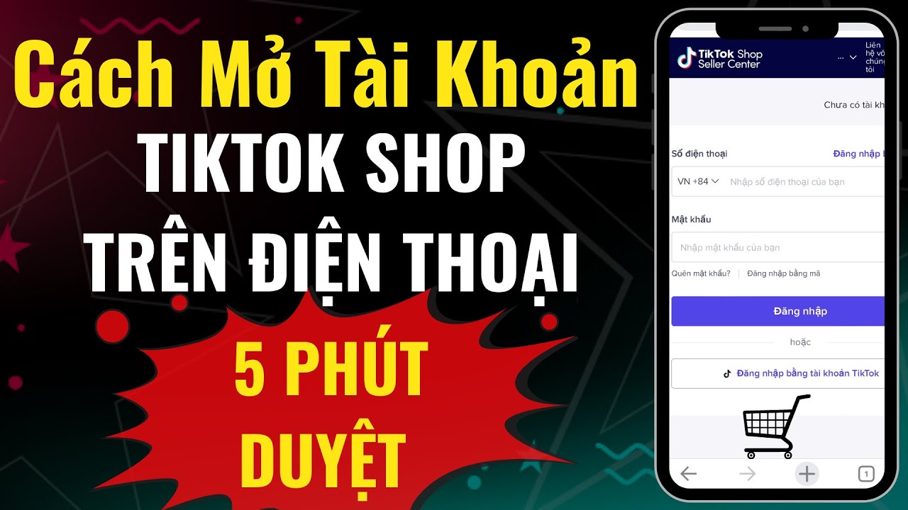 Đăng ký tiktok shop