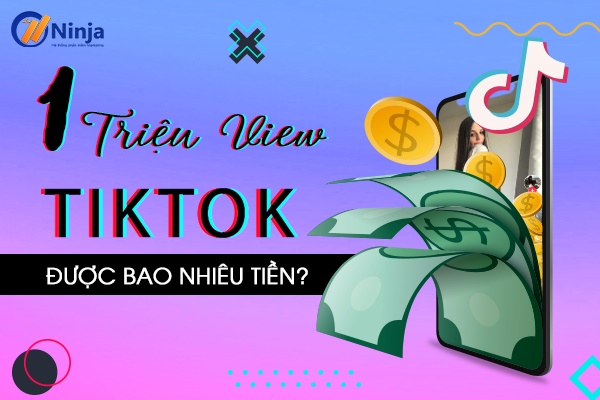 1 triệu view tiktok được bao nhiêu tiền? Giải đáp