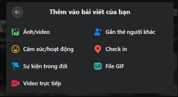 Nhấp vào dấu ba chấm ở phía ngoài cùng.