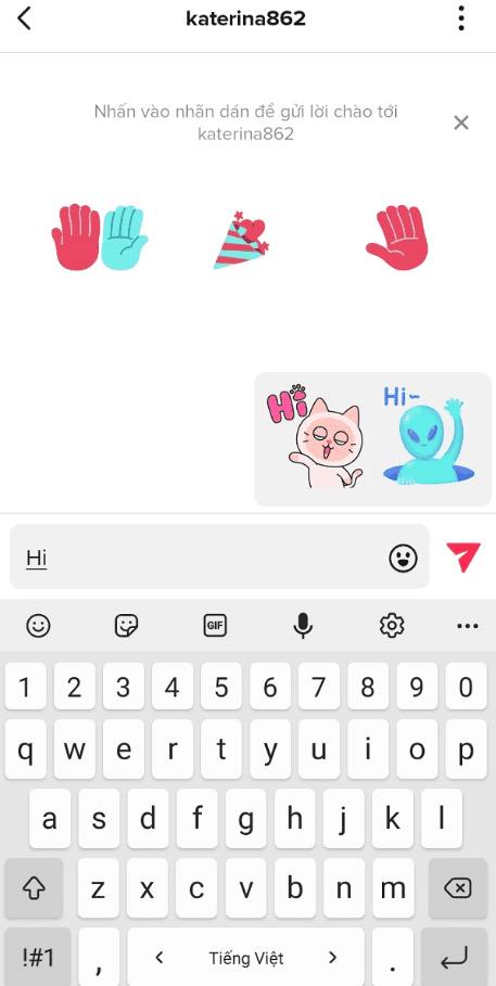  Bắt đầu nhắn tin trên TikTok
