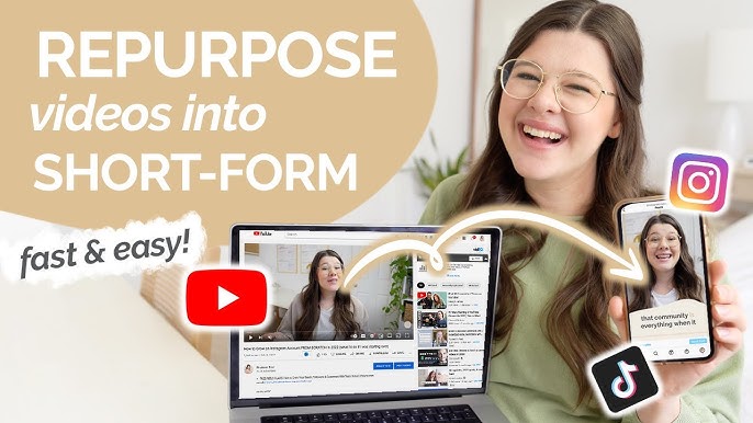 Repurposing video TikTok sử dụng cho các nền tảng khác