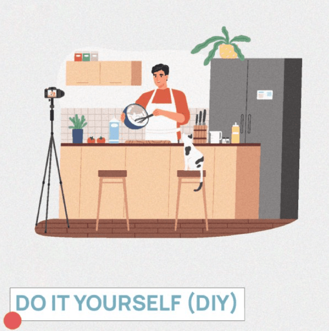 Mẫu content Tiktok hướng dẫn DIY (Do it yourself)