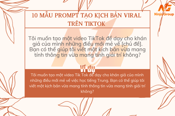 mẫu kịch bản tiktok