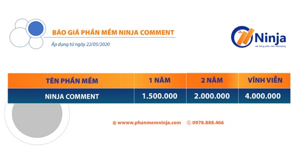 Phần mềm quét comment trên facebook Ninja Comment