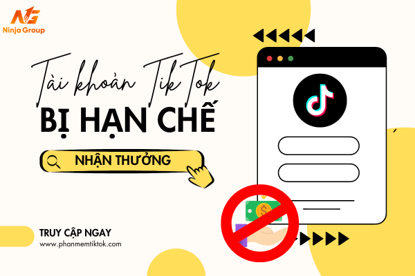 Nguyên nhân và cách khắc phục tài khoản TikTok bị hạn chế nhận thưởng