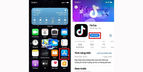 Tìm kiếm TikTok trong thanh tìm kiếm