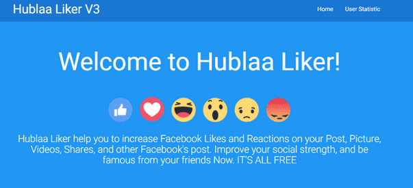 Phần mềm Facebook Hublaa Liker