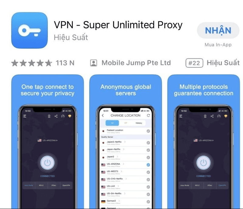 Tải và cài đặt ứng dụng VPN - Super Unlimited Proxy